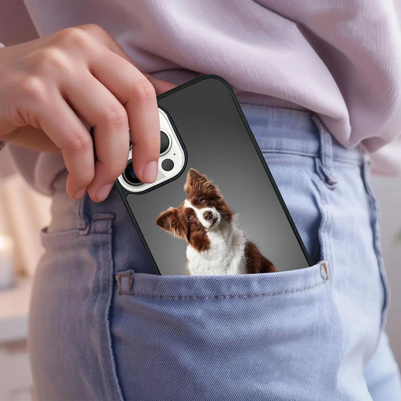 Border Collie Dog Phone Case For iPhone 17 Air 15 16e 14 13 Pro Max Coque 12 11 Pro Max PLUS cover