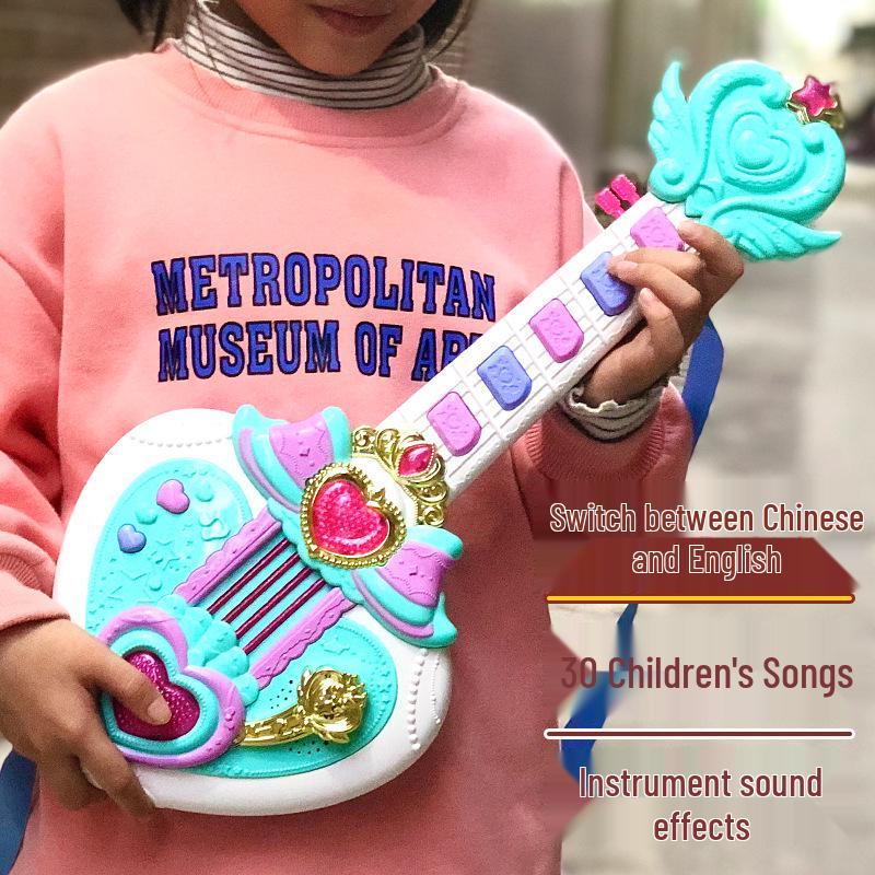 Children's Multifunctional Electronic Music Guitar & Keyboard Toy for Early Education