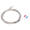 BERM K Type Screw Thermocouple Temperature Sensor Detector Gauge M6 Screw Thread 2 Wire Probe 2meter