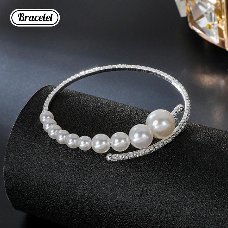 Voll Diamant Und Große Und Kleine Perle Offener Kragen Für Damen Japanische Und Koreanische Persönlichkeit Halsband Schlüsselbeinkette