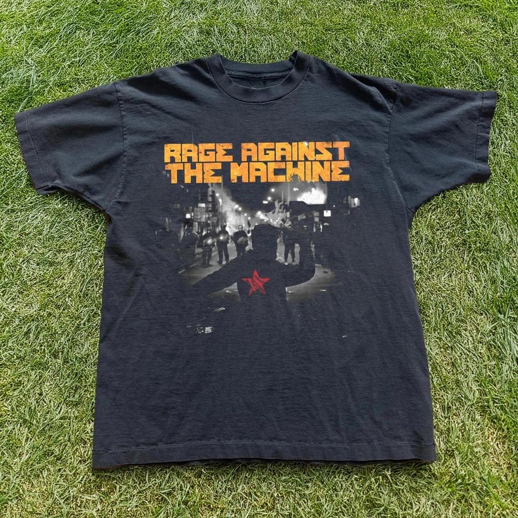 Rage Against The Machine Band Album Cotton Black S-5XL T Shirt AG110