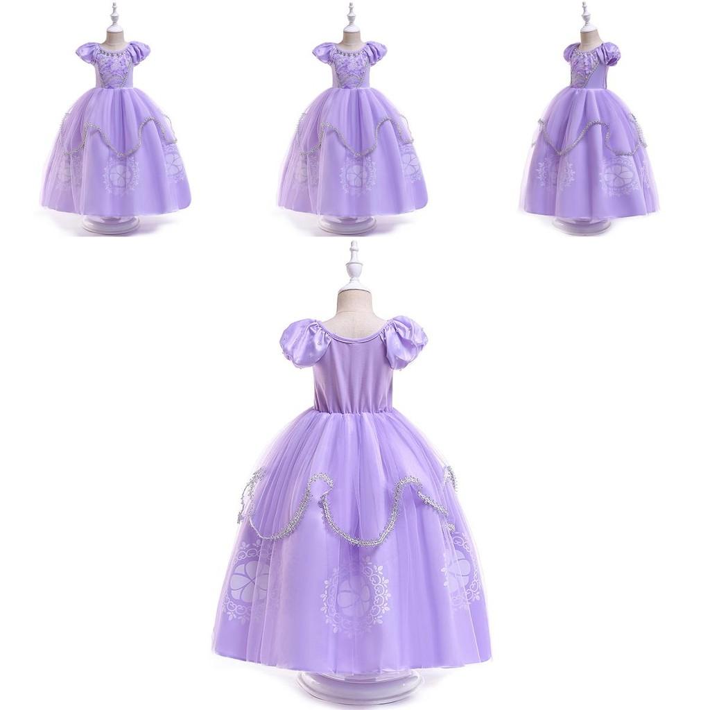 Enchanting Girls Sofia Princess Dress Cartoon Costume For Fantasy Party Adventures