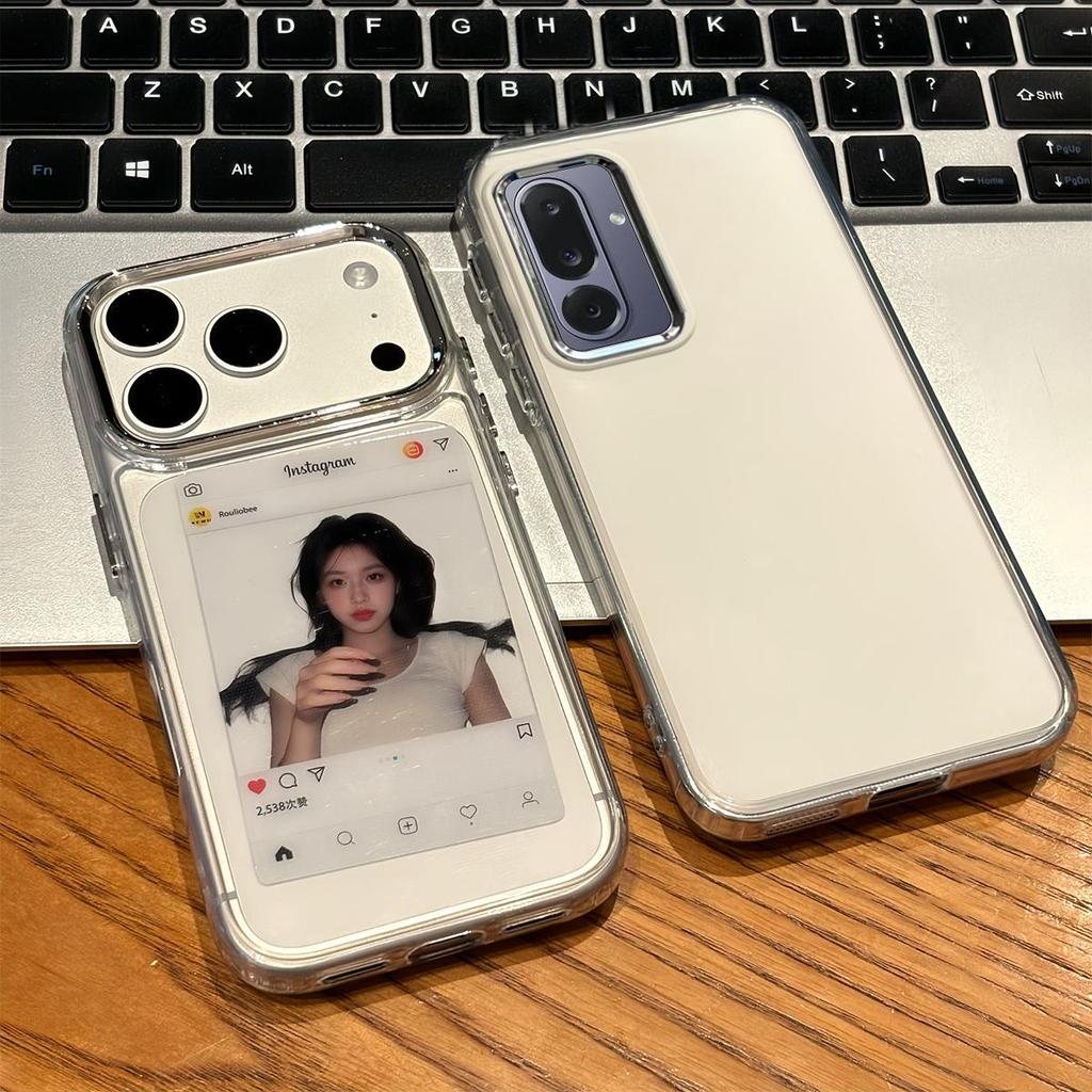 DIY Photo Insert Clear Phone Case for Samsung Galaxy M36 5G Soft TPU Cover