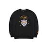 MLB Detroit Tigers Sweatshirts Unisex Black Crew Neck Moderate Regular 3AMTD0121-46BKS