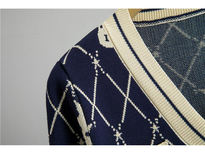 Women's Autumn/Winter Knitted Cardigan & High Waist Wide-Leg Pant Set - Little Fragrance Style Two-Piece Sweater Coat.