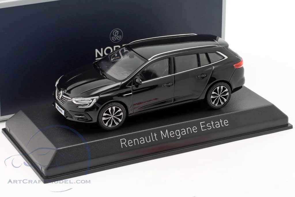 NOREV Renault Megane Estate 1/43 Scale Diecast Model Car 2020 (Black)