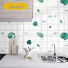 Oil-Proof Waterproof Kitchen Tile Stickers: Dirt-Resistant, Self-Adhesive Wallpaper for Stovetops and Cabinets