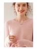 Women's Solid Color Cashmere Pullover: Autumn/Winter Long Sleeve Knit Sweater