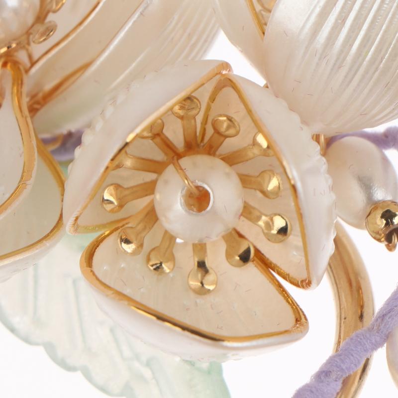 1Pcs Cool Jade Orchid Flower Hairpin For Women Chinese Style Flower Hair Stick Handmade Jewelry Hair Accessory Hanfu Hair Comb