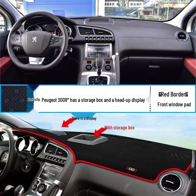 Peugeot 3008 (2013-2019) Center Console Sunshade Pad: Light-Blocking Instrument Panel Cover