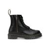 Dr. Martens 1460 Bex Leather Glossy Side Zip 8 Eyelet Short Boots Unisex Boots Black 26664001