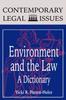 Kniha Environment and the Law : A Dictionary