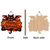 Halloween Hanging Sign with and Design for Indoor Outdoor Decoration