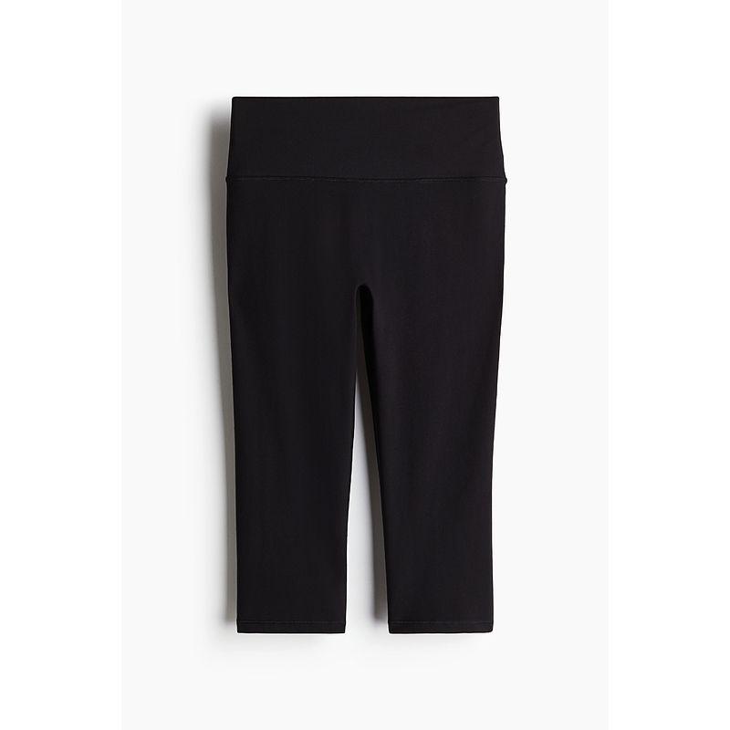 

[HM Move Softmove™] Women s 2025 Autumn Cropped Sports Yoga Leggings 1255323 Black 170/88 L