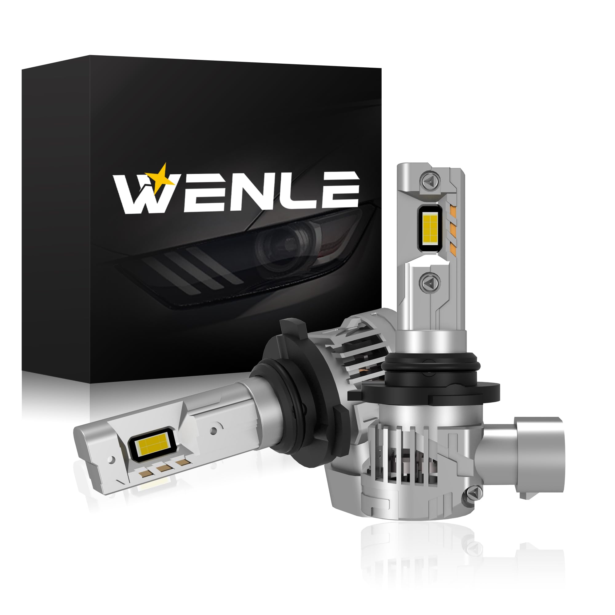 

WENLE Historical Super Explosive Light HB4 LED Headlight, Fog Lamp, Bulb, Compatible with New HB4 белый