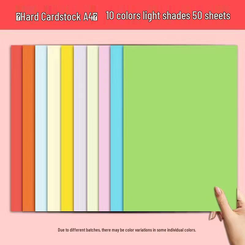 Farbiges Origami-Papier-Set: Quadratische Blätter für Bastelarbeiten und Papierschneiden für Kinder in Grundschule und Kindergarten