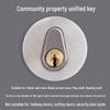 Universal Fire Door & Utility Room Key for Lock Cylinder & Electric Meter Access