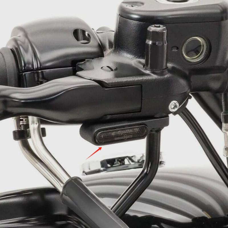 2Pcs Motorcycle LED Mini Turn Signals Motorcycle Scooter Handlebar Indicators Lights Blinker Lamps Flasher Taillight For Honda