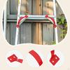 4 Pieces Ladder Pull Handles Playground Sturdy Iron Spare Parts Ladders Treehouse Outdoors