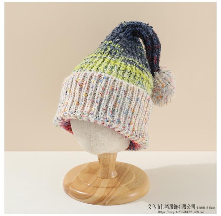 Kids Winter Warm Knitted Set Pom‑pom Hat Scarf Gloves 3‑Pcs Set Or Single Beanie Hat Windproof Ear Protection For Boys Girls Cold Weather Outdoor