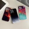 Für iPhone 16 15 14 Pro Samsung S23 A52 A33 A73 A53 Huawei Xiaomi Redmi OPPO Vivo Space Sky Starry Gradient Design Vollobjektivschutz Hartschalen-Telefonhülle