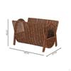 Periodical Storage Basket Handwoven Book Wicker for Reading Nook, Readers