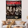 Scorpions Summer Sting Tapestry Wall Hanging, 1985 Tour Concert Poster Art, Retro Wall Decor for Bedroom Living Room Dorm