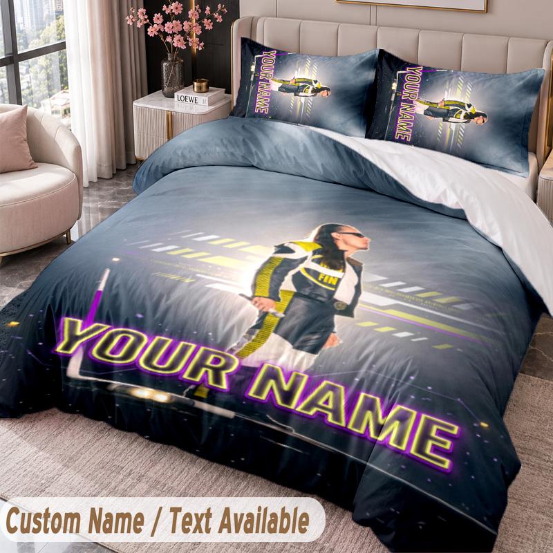 Custom Name Text 3Pcs Bedding Set Apache 207 Duvet Cover And Two Pillowcases