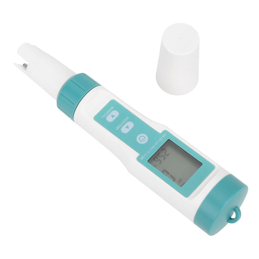 Water Quality Testing Pen PH TDS Temperature EC Salinity SG ORP Portable Water Quality Detector for Aquaculture