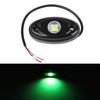 4Pcs Rock Lights 4-Pod for JEEP Offroad Truck UTV ATV Boat Underbody Light (Green)
