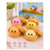 2 Pack Squishy Stress Relief Dumpling Mats with Expressions, Surprise Box, Slow Rising Toy, Anti-Stress Gift for Kids & Adults