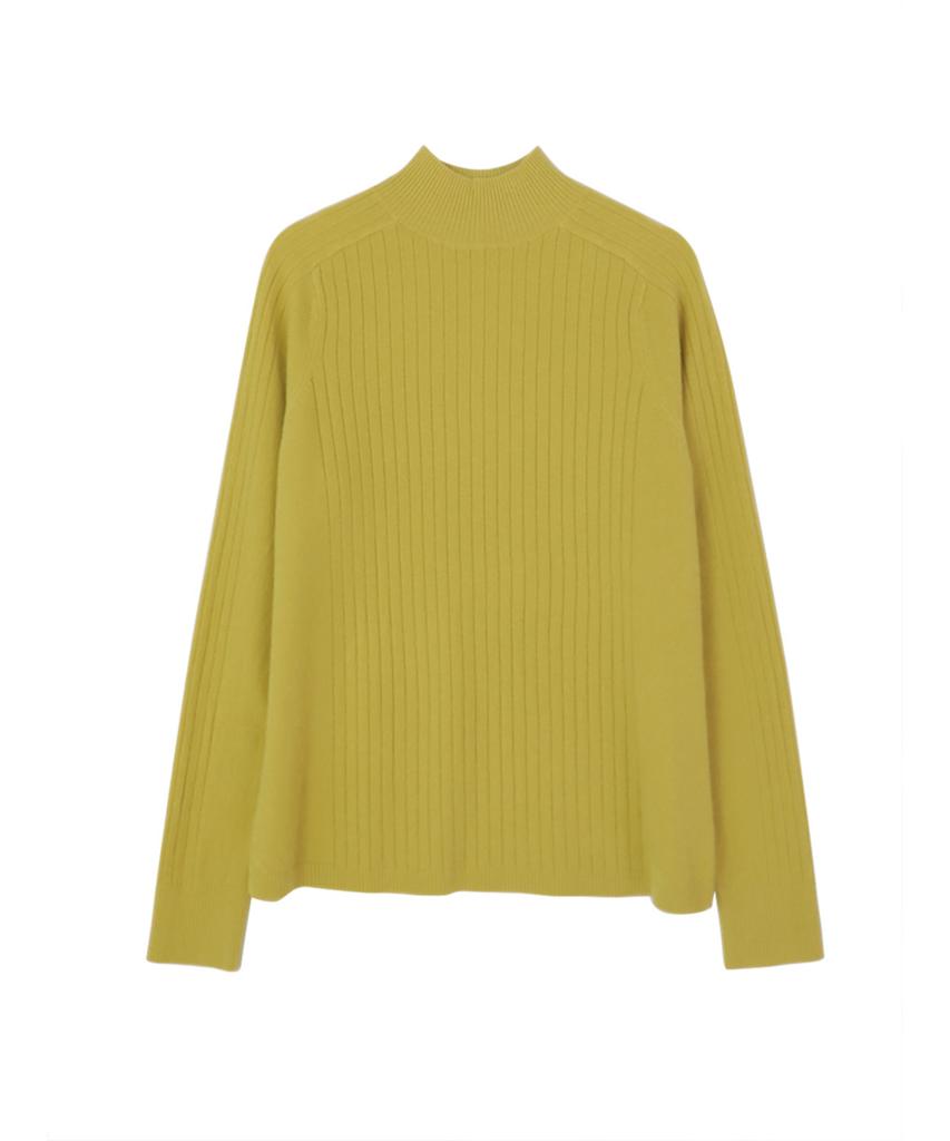 Baseukala Ribbed Half-Neck Knitwear (8Colors)