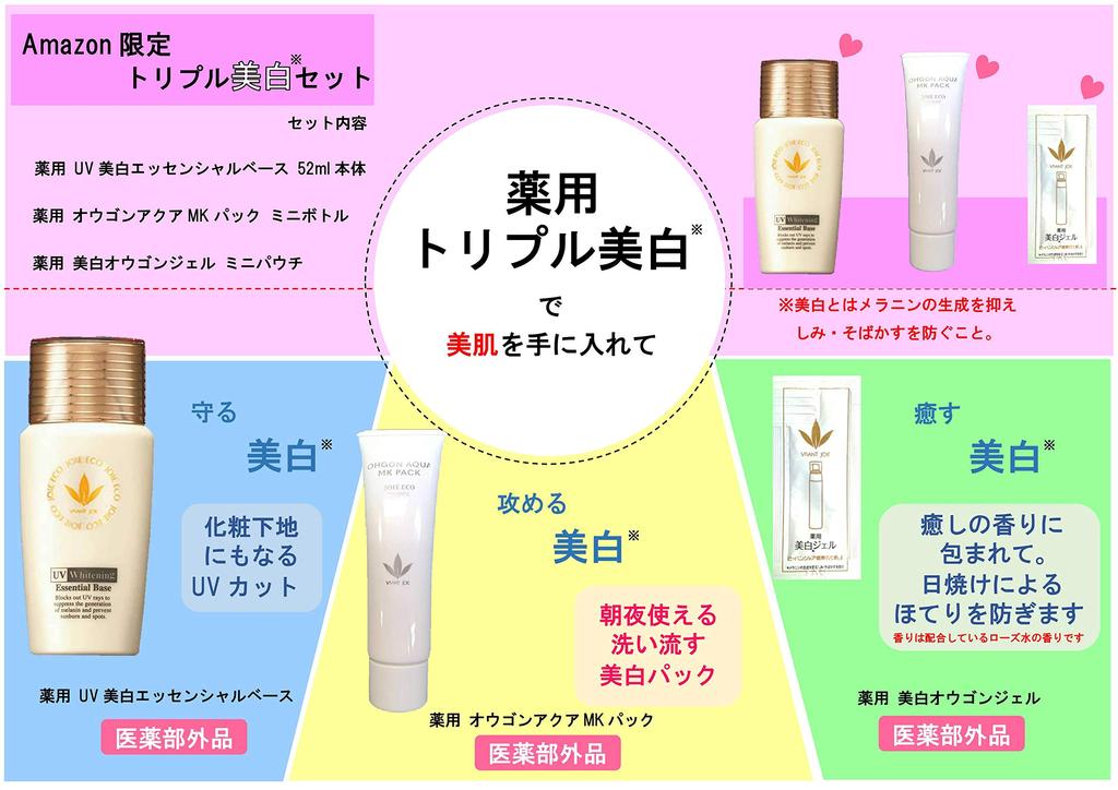 Whitening Be Banjoa Medicated UV Whitening Essential Base 52ml be used by babies Scutellariae Pack Medicated Scutellaria Aqua MK Pack Mini Bottle