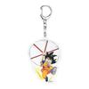 [Skater] Keychain ZAKH2-71264 Goku Size: Width 5.2 X Depth 0.8 X Height 11cm (including Chain Part)