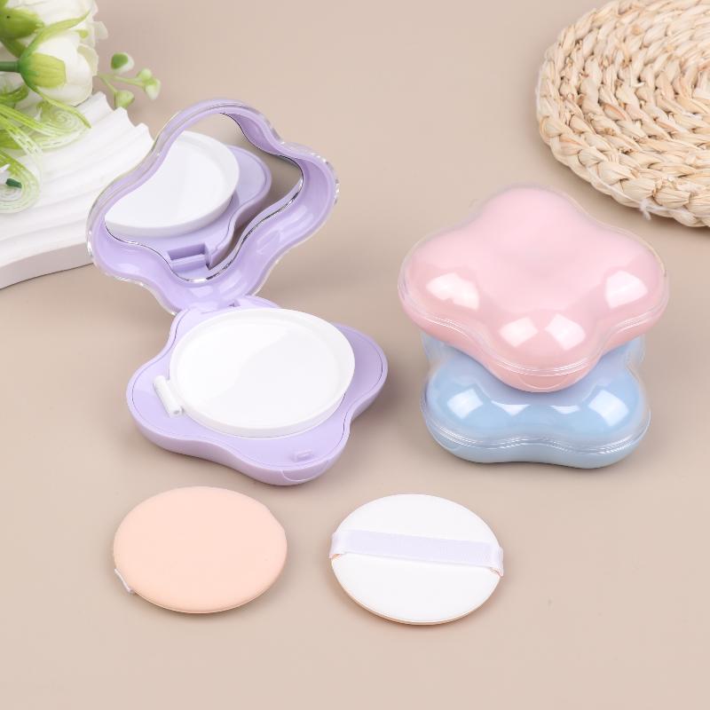 Air Cushion Foundation Diy Box Mini Cute Empty Puff Box Portable Mirror For Bb Cream Cosmetic Makeup Case Container With Sponge