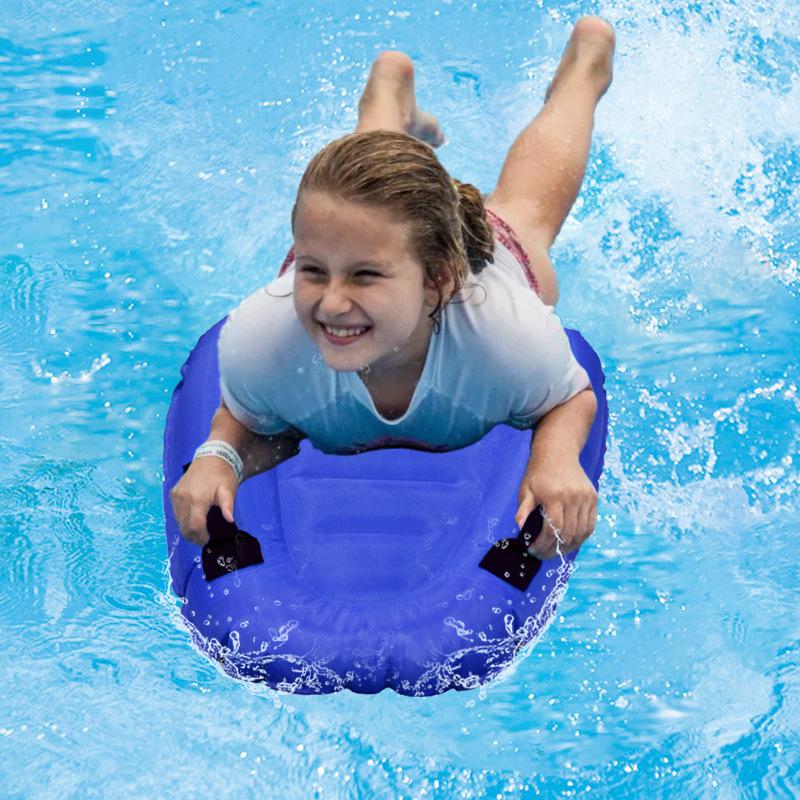 Beginner-Friendly Lightweight Inflatable Bodyboard for Safe Swimming and Surfing