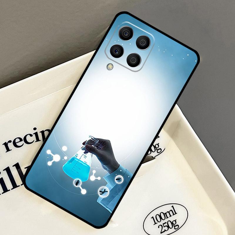 Science Biology Laboratory Case For Samsung Galaxy M32 M12 M52 M15 M35 M55 M31 M56 M36 M16 M06 M13 M33 M53 M14 M34 M54
