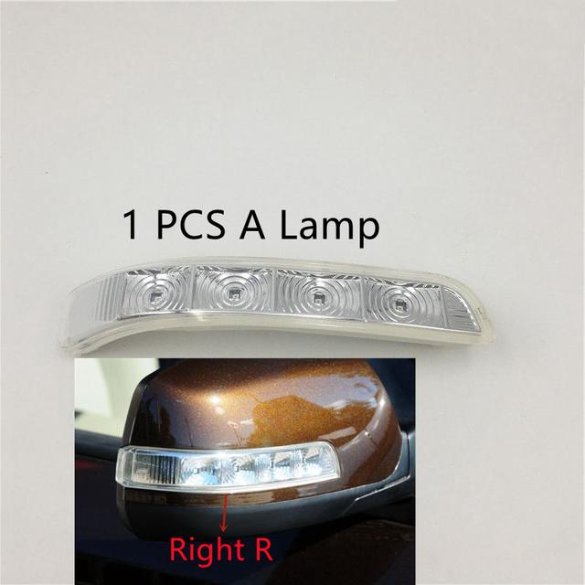 For KIA Sorento XM 2009-2014 Rearview Mirror Glass Lens Turn Signal Lamp LED Light Side  Frame Cover Folding Motor