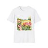 Floral Tulip T-Shirt, Spring Fashion, Garden Lover Gift, Casual Wear, Nature Tee