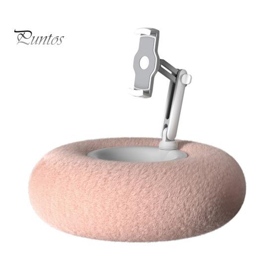 

Держатель телефона с подушкой, регулируемый угол наклона, подставка для планшета с пушистой чашей, многофункциональная подушка для телефона, крепление для кровати, дивана, автомобиля розовый