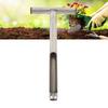 Bodenprobe Bodenprobe Stange 12 Zoll Edelstahl Bodenprobennehmer T-Griff   Tragbare Bodenproben-Sonde für Garten Bauernhof Zuhause