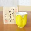Retirement Gift for Men: A Shochu Glass, a Retirement Gift Expressing Gratitude, Arita Ware, In a Wooden Box, Kirin (Giraffe) Design, Silver.