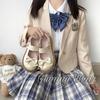 Authentic JK Style Women's School Uniform Set: Plaid Skirt & Jacket