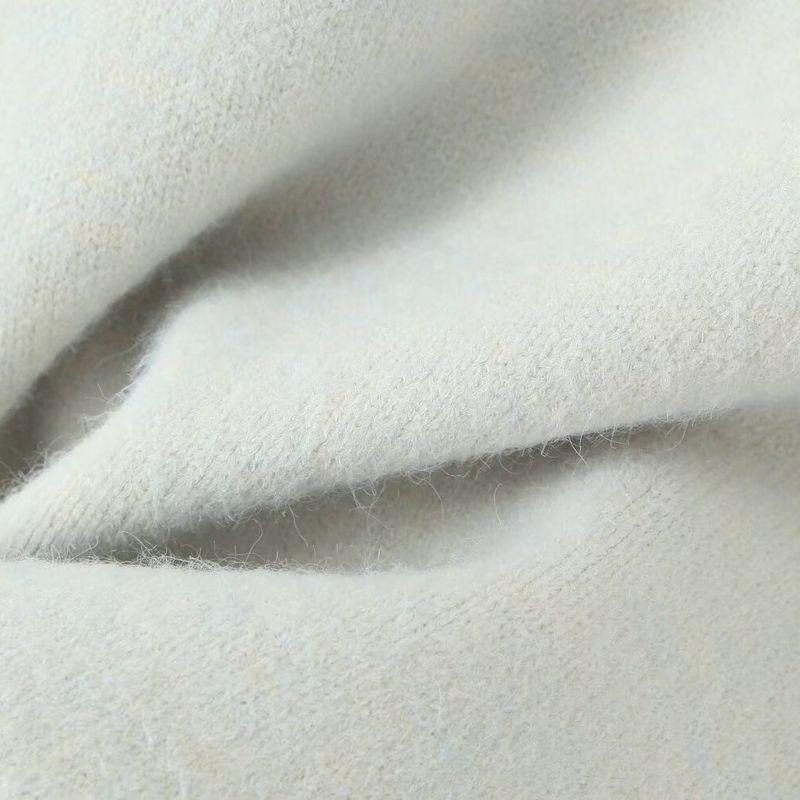 Kaslead New Women clothes Western Style Fashion Simple and Versatile Loose round Neck Long sleeve Pullover Sweater