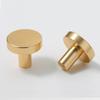 Set Of 12 Brushed Gold Dresser Knobs 1 Inch Diameter Gold Finish Cabinet Hardware Gold Drawer Knobs with Easy Install