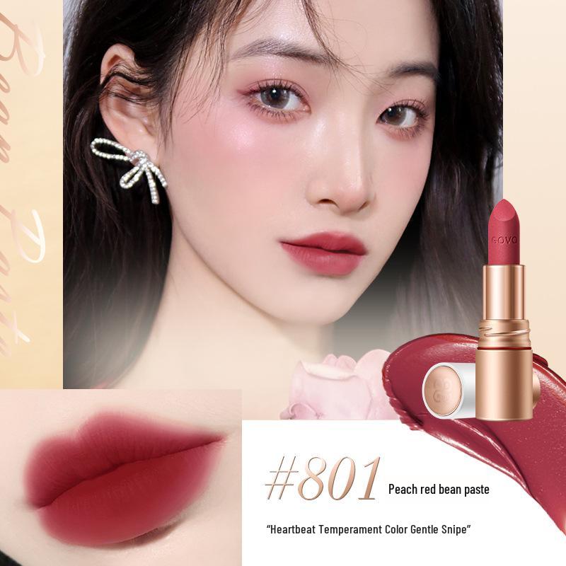 GOVO Pure Matte Non-Stick Velvet Lipstick - Queen Yellow for Brightening, Long-Lasting, Non-Fading Makeup