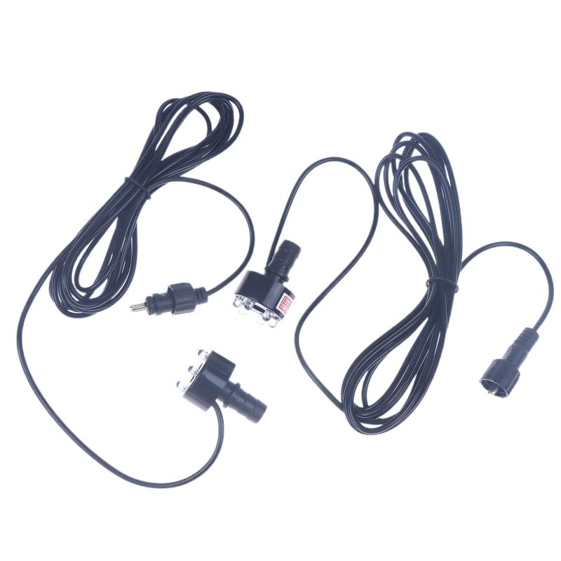 1 Stück Unterwasser 6-LED Lichtring für Springbrunnen Fischteich Wassergarten Netzteil Warmweiß/Weiß Springbrunnenlicht Ornament