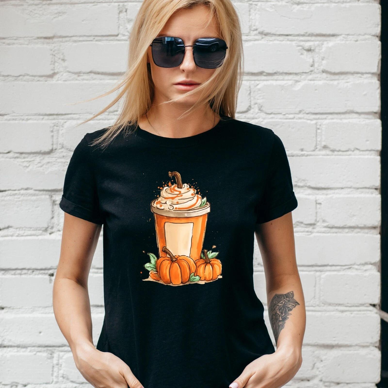 PUMPKIN SPICE COFFEE T-Shirt, Thanksgiving AUTUMN, FALL , Unisex and Lady Fit 4XL