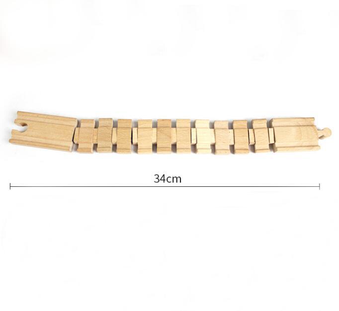 Tutti i Tipi di Giocattoli per Ferrovie su Binari di Legno Accessori per Binari del Treno in Legno di Faggio adatti per Binari di Marca Giocattoli Educativi per Bambini