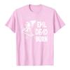 Evil Dead Burn Film T-shirt Cotton Summer Short Sleeve Male Tshirts Streetwear Unisex Graphic Merch Soft Horror Movie Print Tees